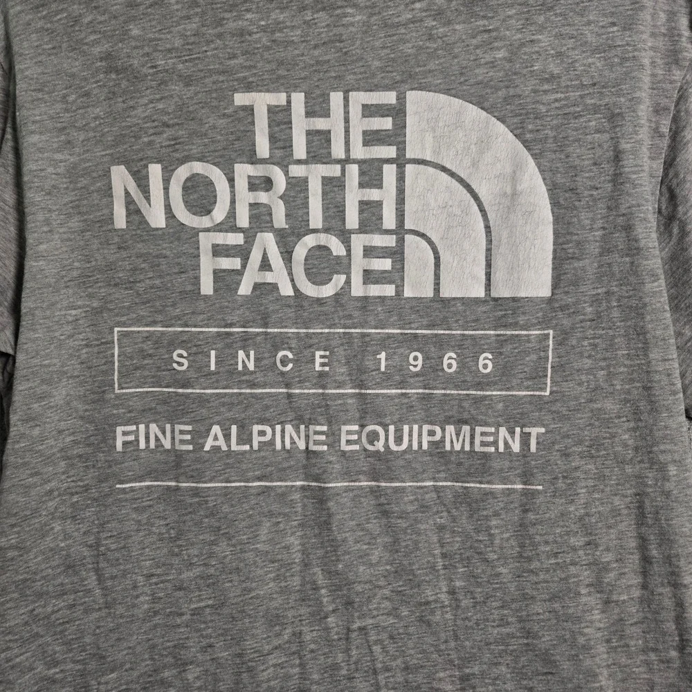The North Face‎ Mens Heather Grey Graphic T-Shirt Fine Alpine Equipment Size M